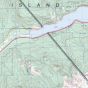 Topographic Map of Upper Campbell Lake BC