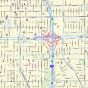 Wichita, Kansas Inner Metro - Landscape Map