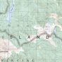 Topographic Map of Woss Lake BC 