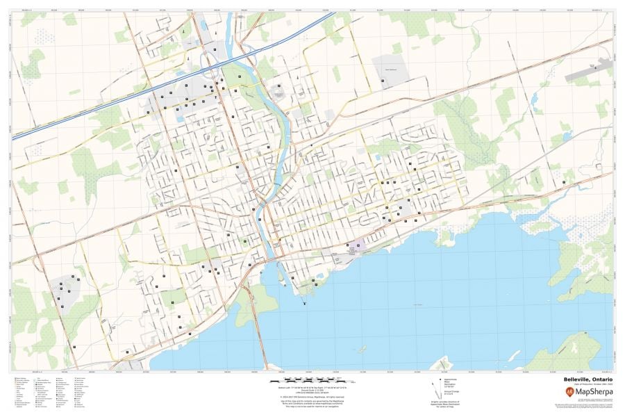 Belleville Ontario Map