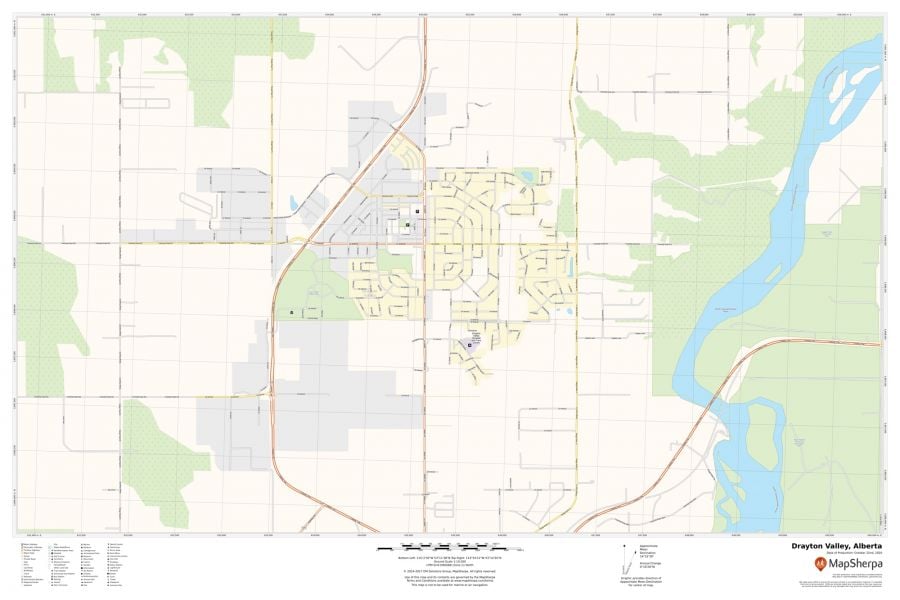 Drayton Valley Alberta Map