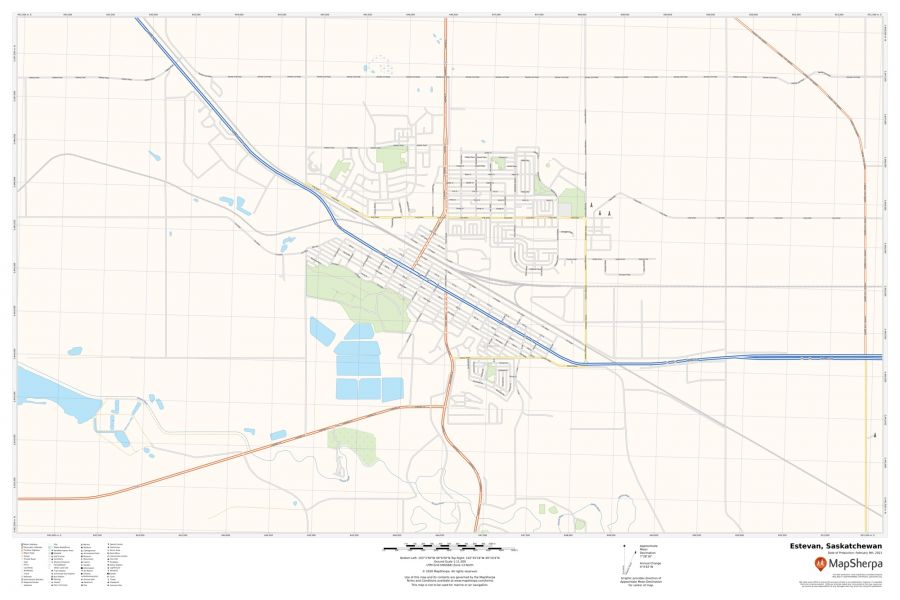 Estevan Saskatchewan Map