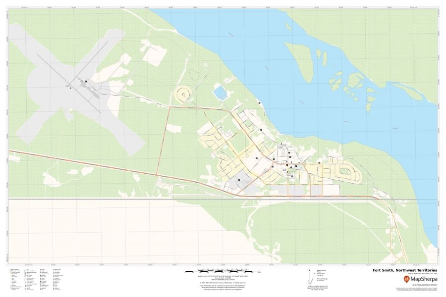 Fort Smith Northwest Territories Map