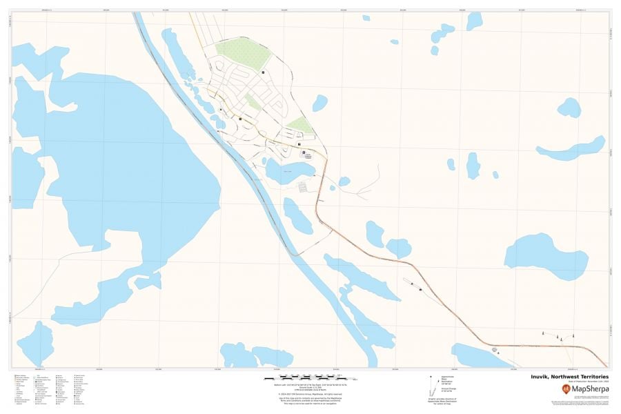 Inuvik Northwest Territories Map