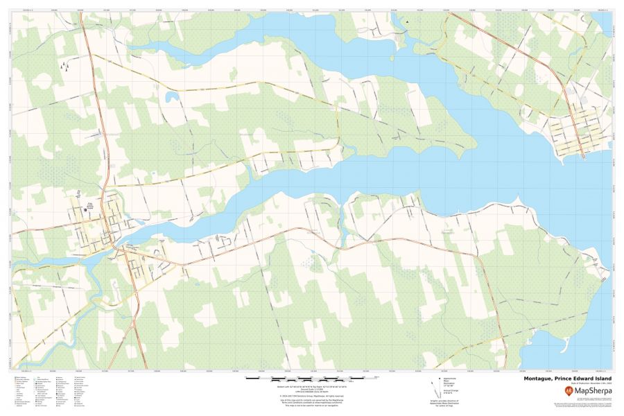 Montague Prince Edward Island Map