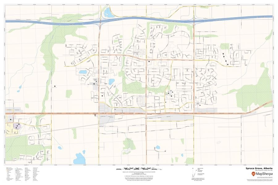 Spruce Grove Alberta Map