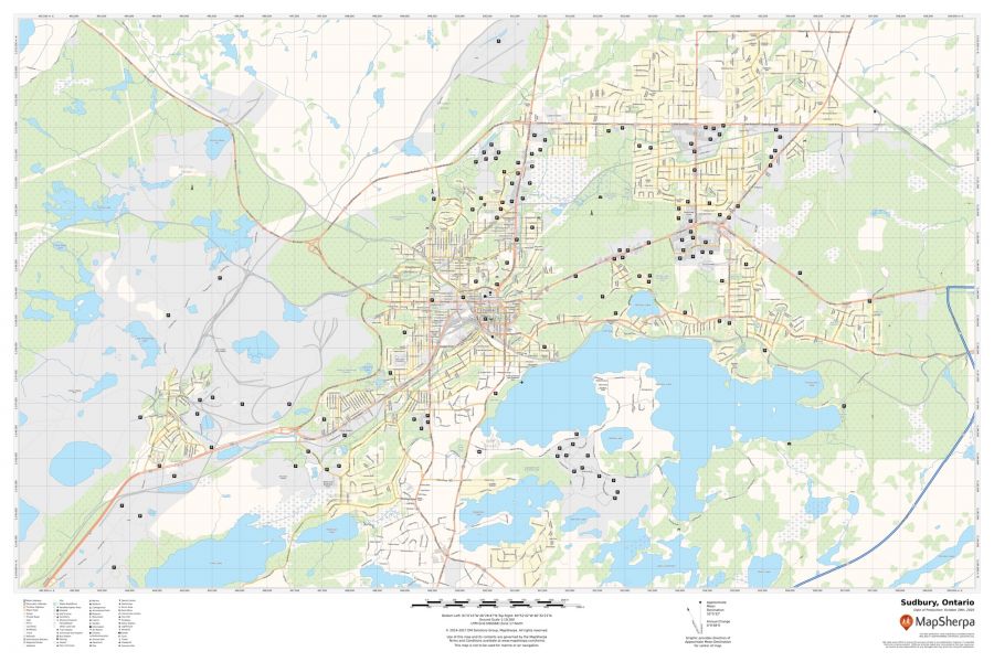 Sudbury Ontario Map