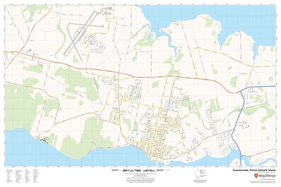 Summerside Prince Edward Island Map