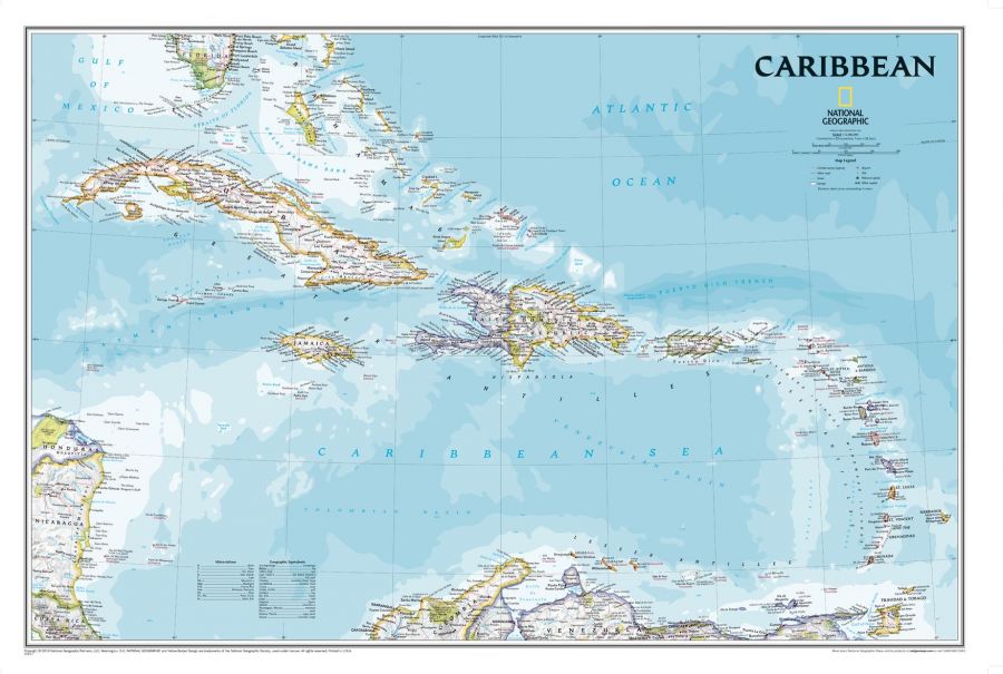 Caribbean Classic Map