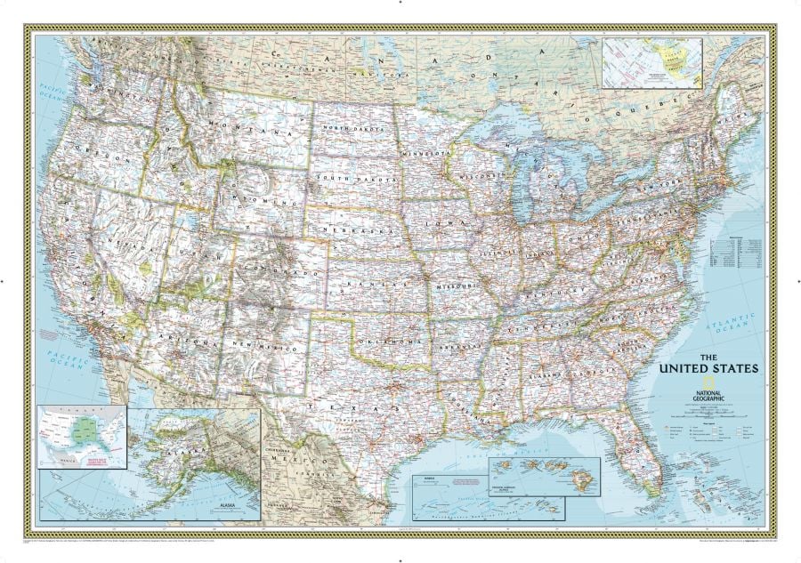 United States Classic Map
