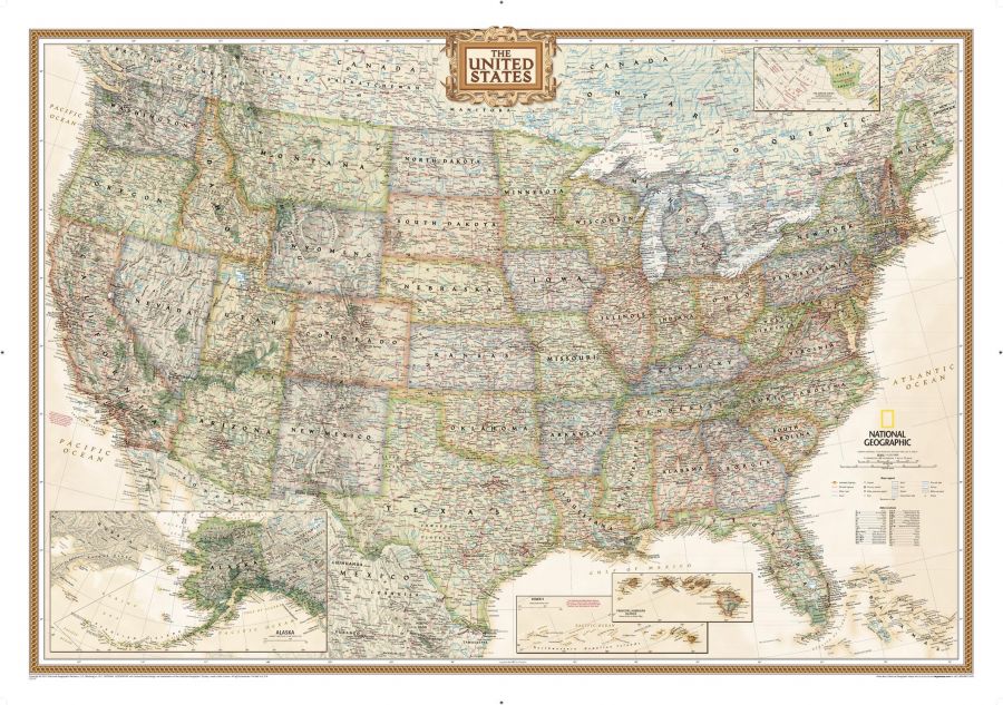 United States Executive Map