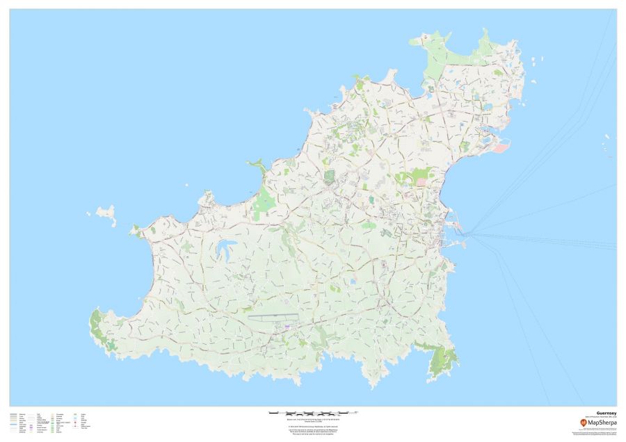 Guernsey Map - Channel Islands