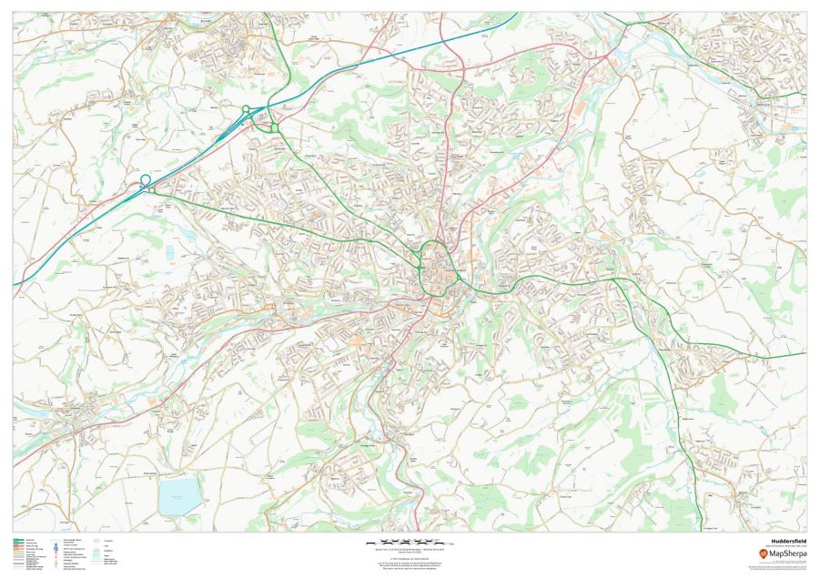 Huddersfield Map