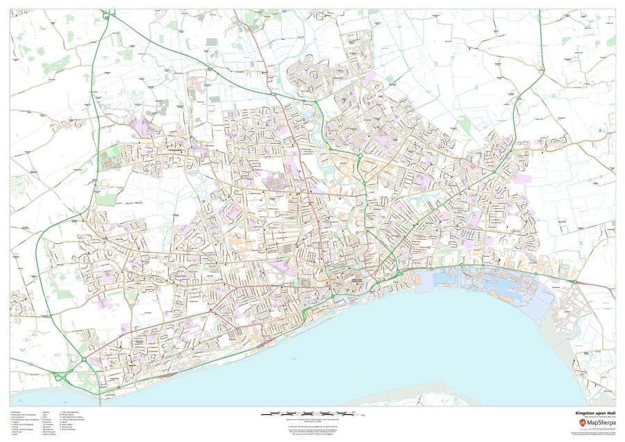 Kingston upon Hull Map