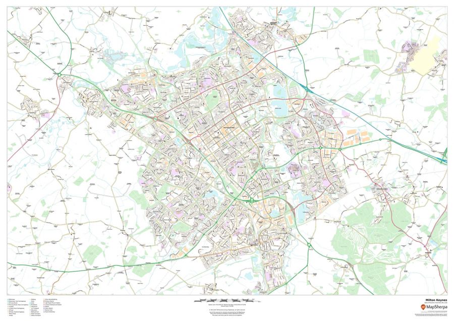 Milton Keynes Map