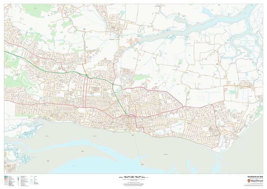 Southend-on-Sea Map