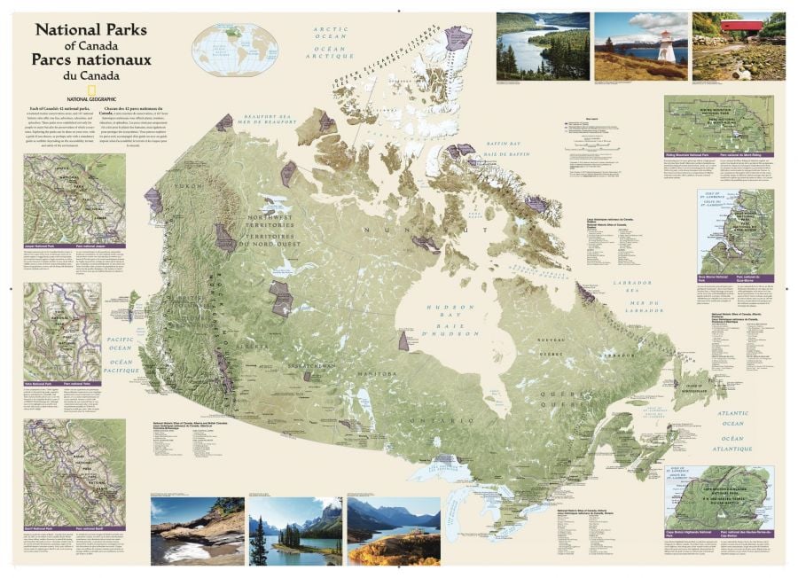 Canada National Parks Map