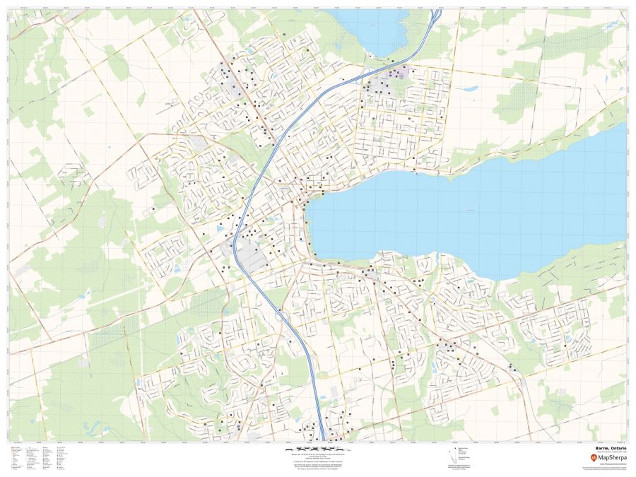 Barrie Ontario Map