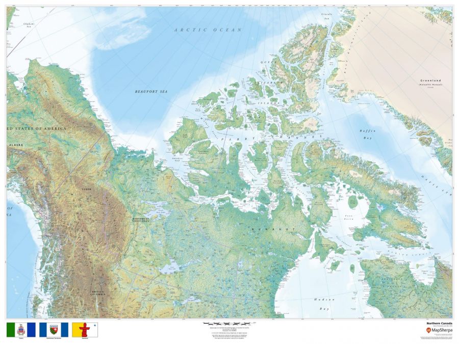 Northern Canada Map