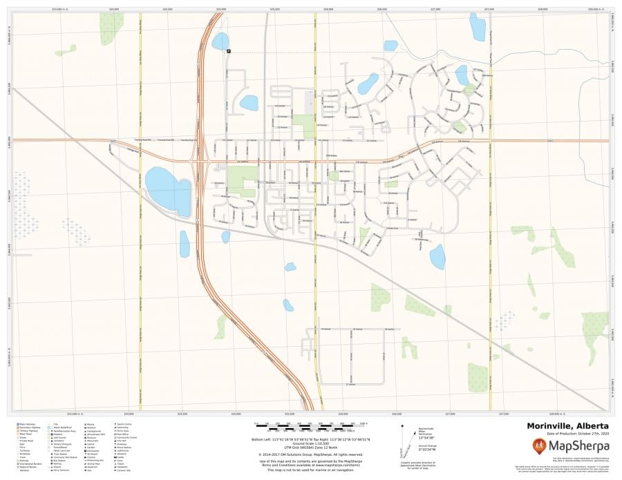 Morinville Alberta Map