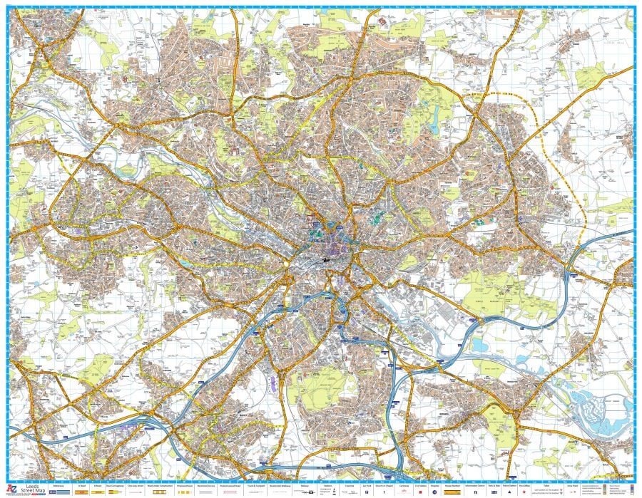 A Z Leeds Street Map