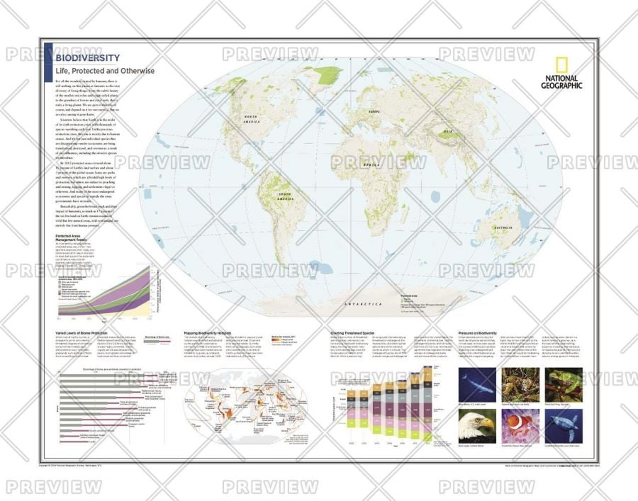Biodiversity Life Protected And Otherwise Atlas Of The World 10Th Edition Map