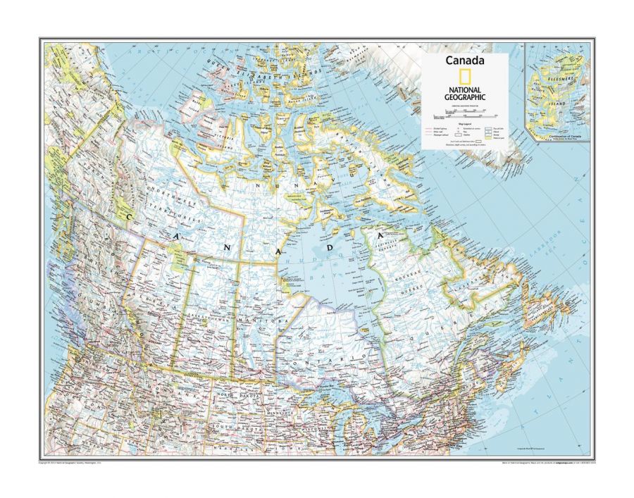 Canada Political - Atlas of the World, 10th Edition