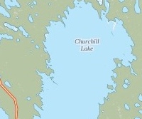 Churchill Lake Map
