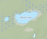 Mystery Lake  Map