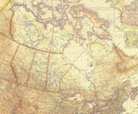Canada Map - 1936