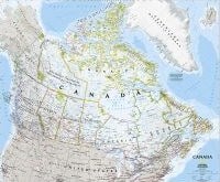 National Geographic Canada Map