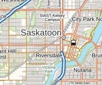 Saskatoon Map