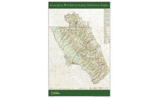 Glacier and Waterton Lakes National Parks Map