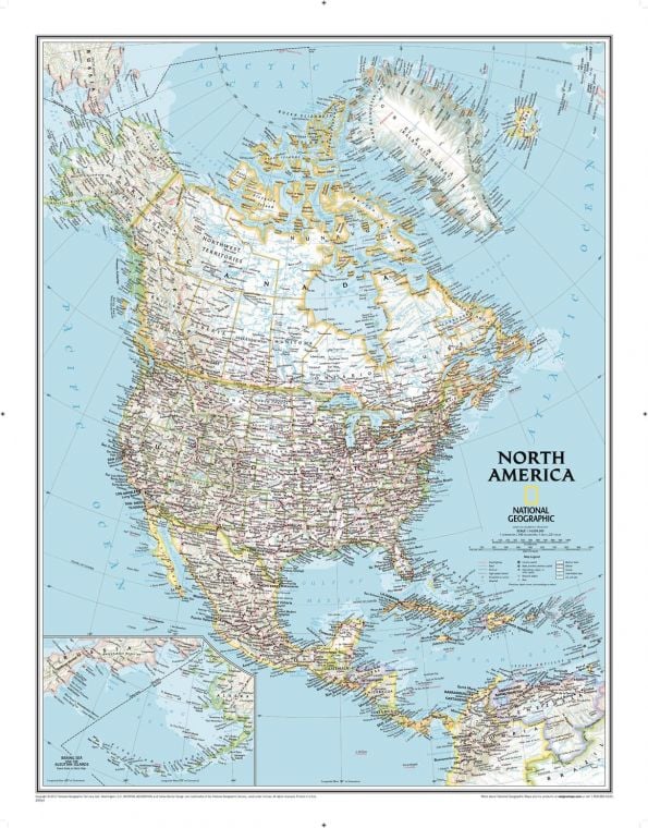 North America Classic Map