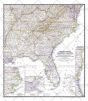 Southeastern United States Published 1947 Map