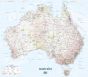 Australia Poster Map In English