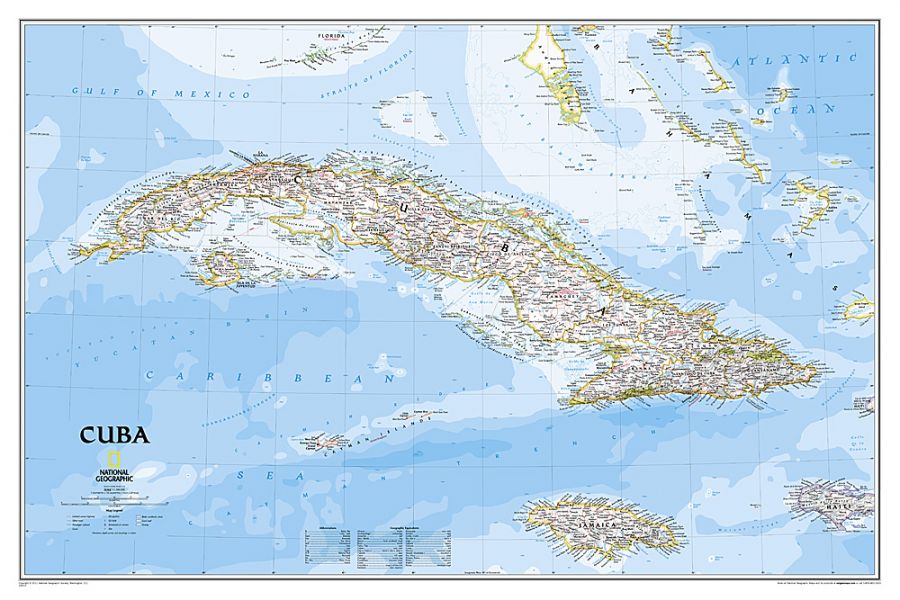 Cuba Classic Map