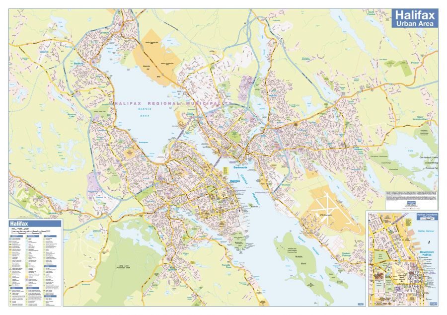 Halifax Downtown Map