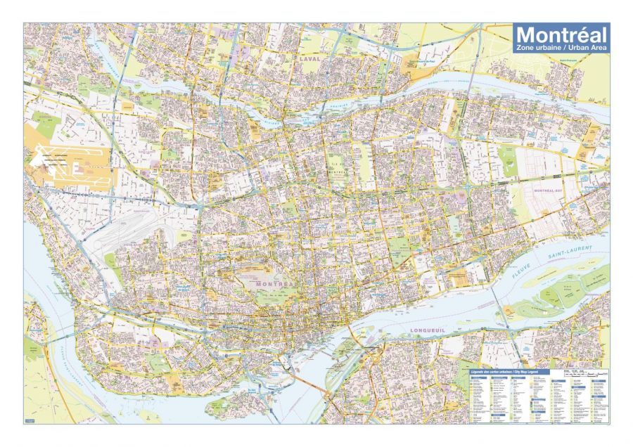 Montreal Downtown Map