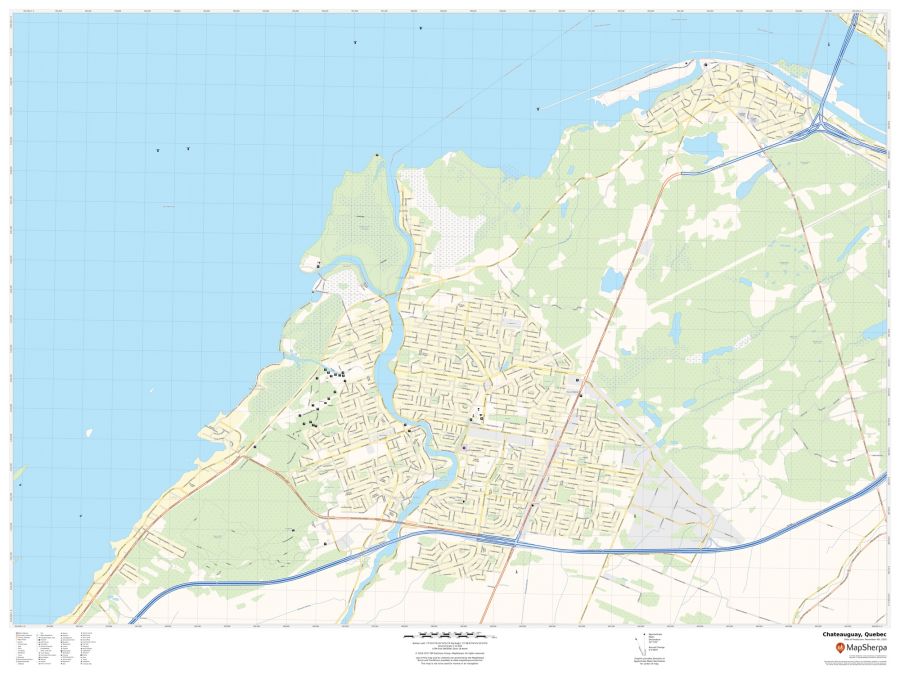 Chateauguay Quebec Map