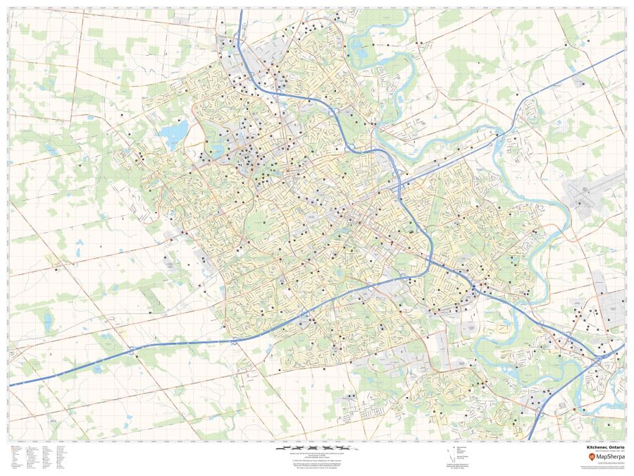 Kitchener Ontario Map