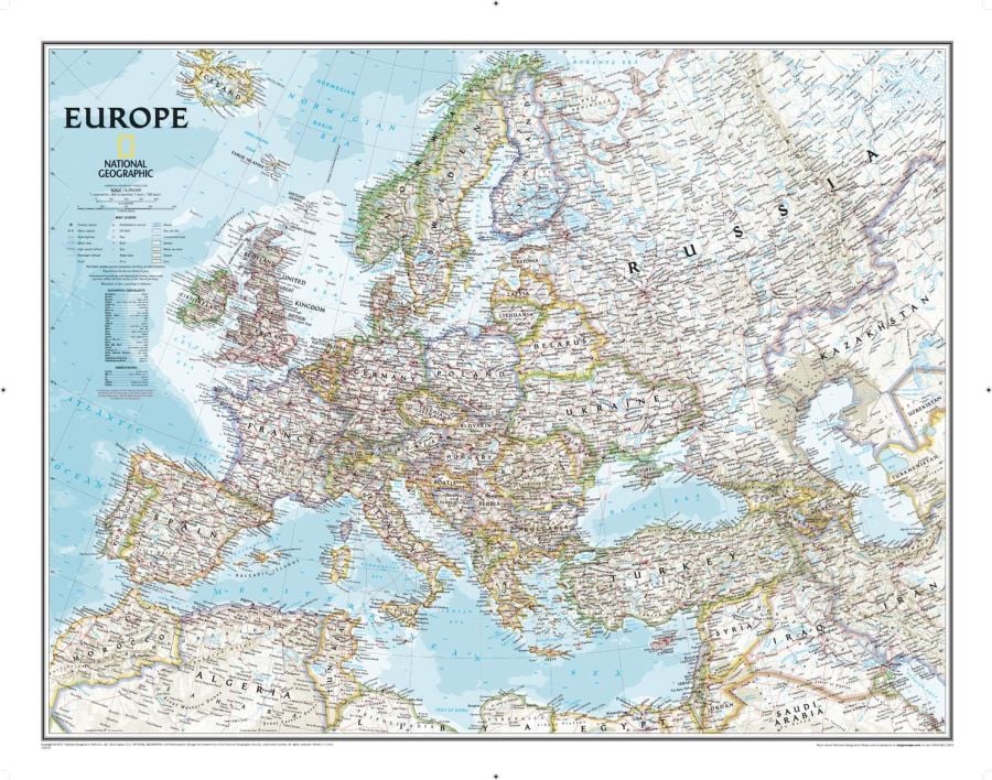 Europe Classic Map