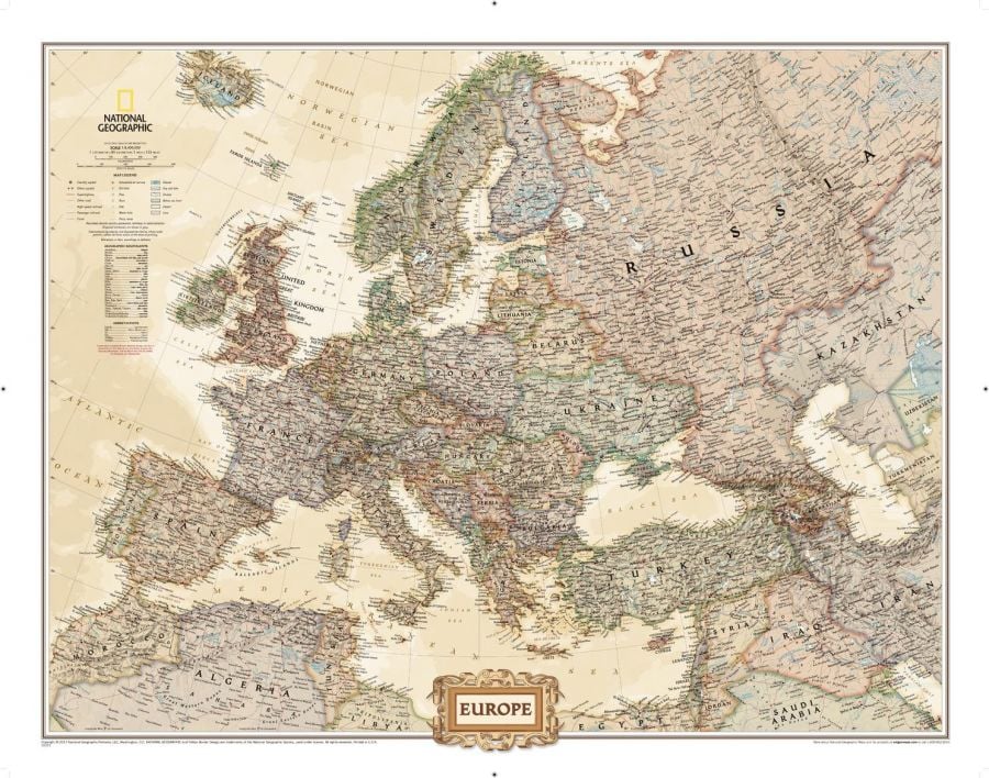 Europe Executive Map