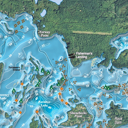 turtle-flambeau-flowage-map