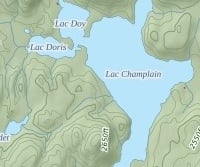 Lake Champlain  Map