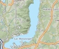 Lake Massawippi Map